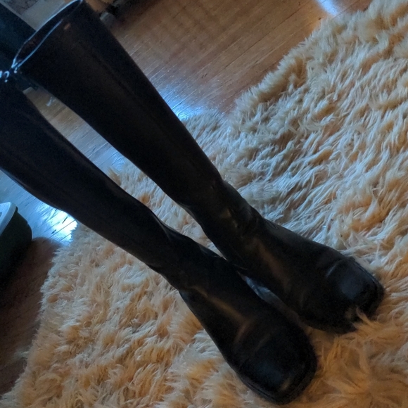 Leather riding boots US 7M - Picture 1 of 8